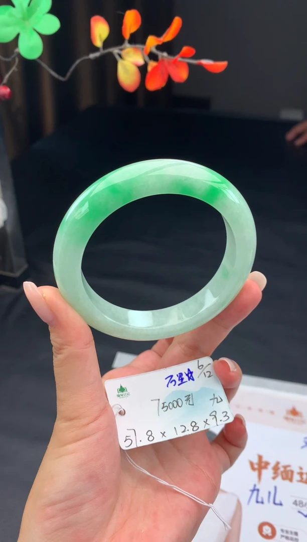 未镶嵌手镯翡翠翡翠自带#送人#，假一赔三