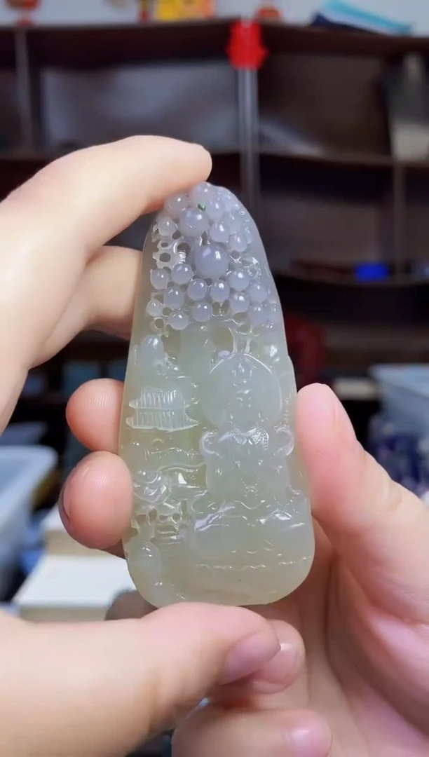 和田玉未镶嵌颈饰1