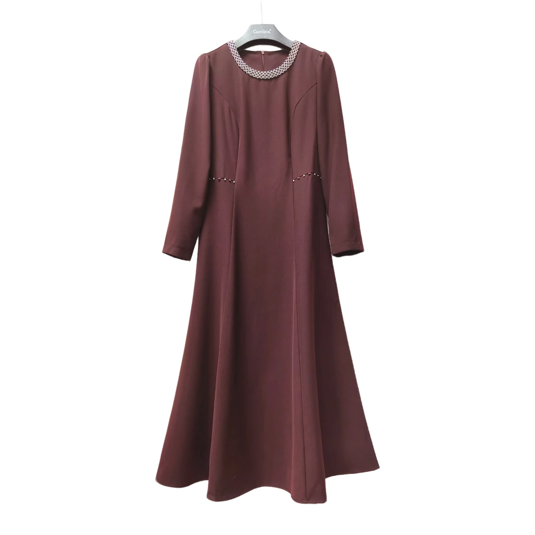 【咔尔丽丝】6438 新品秋季高端大码显瘦 气质时尚百搭女装连衣裙