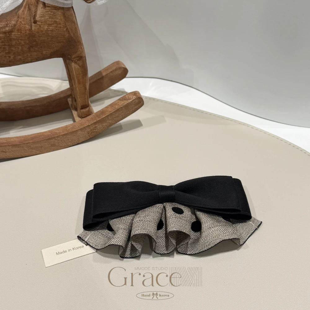 「赫本咖点」韩国26新年百搭弹夹一字夹盘发夹鸡半抓发