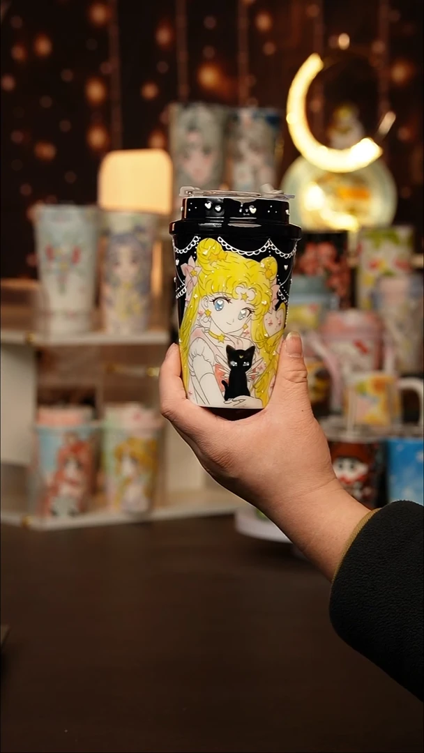 抓***?(玉泥）景德镇手工手绘文创陶瓷杯
