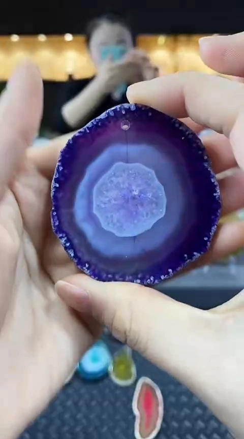 未镶嵌颈饰玛瑙/玉髓绿*花玛瑙