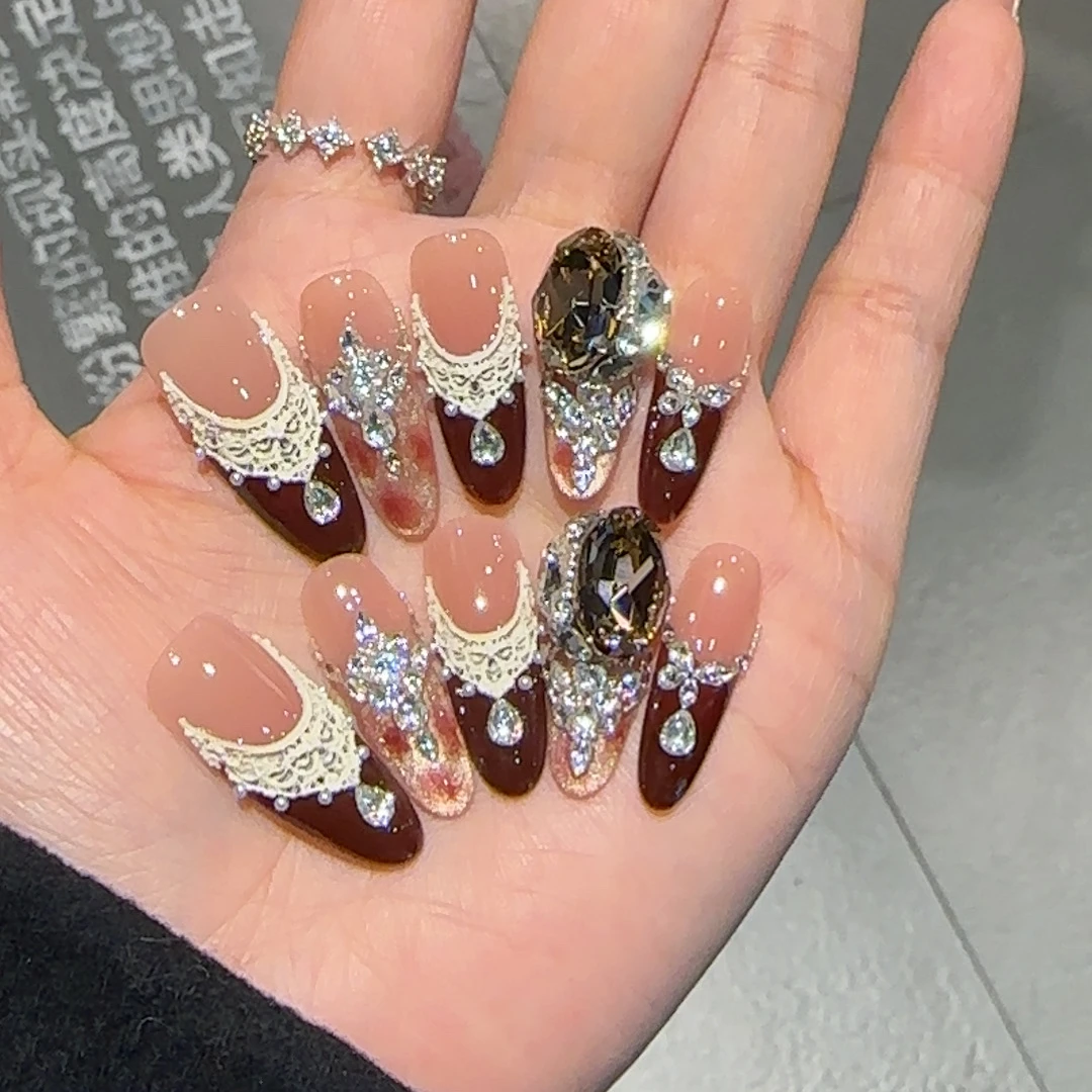 【施家华子/绯红玛瑙】纯手工穿戴甲高定款