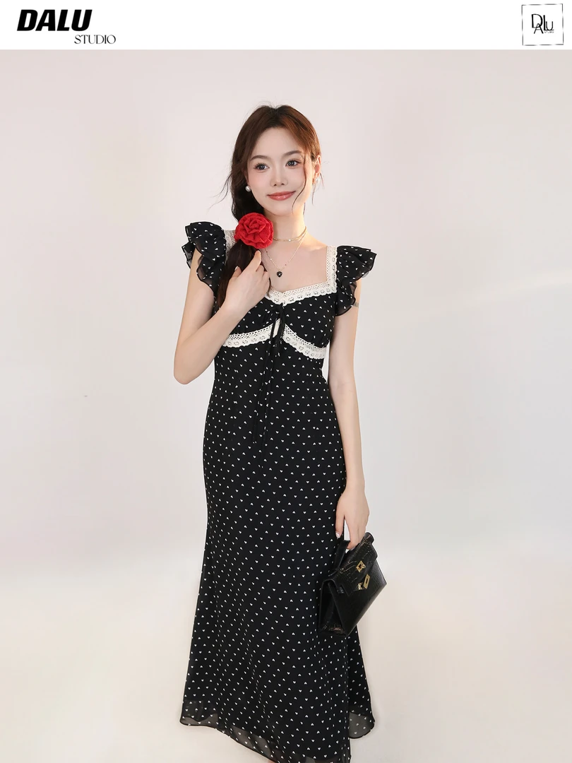 Hangsixiang.小爽【流光】女神连衣裙1513