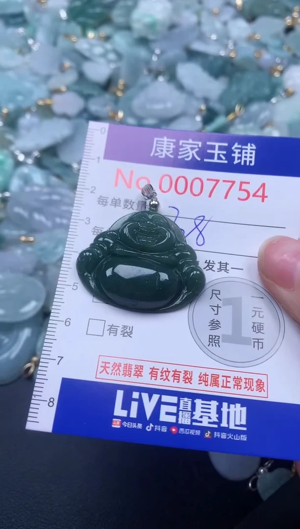 颈饰未镶嵌翡翠7754