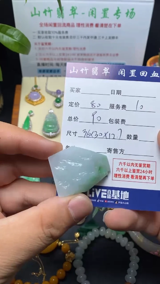 颈饰未镶嵌翡翠3000903