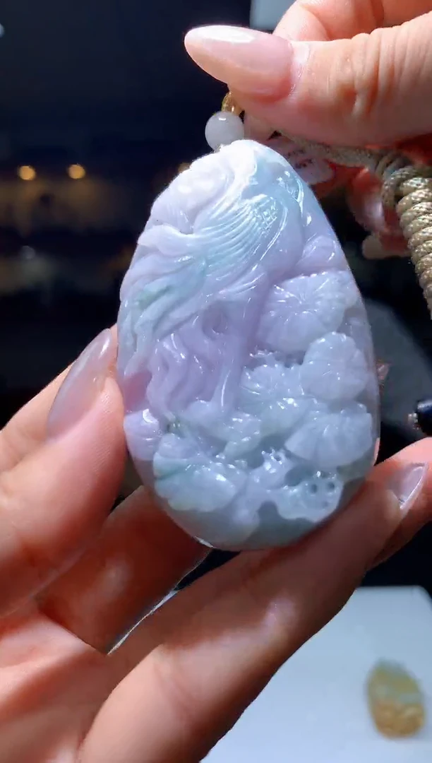 定制翡翠未镶嵌1087hm-毛货挂件24