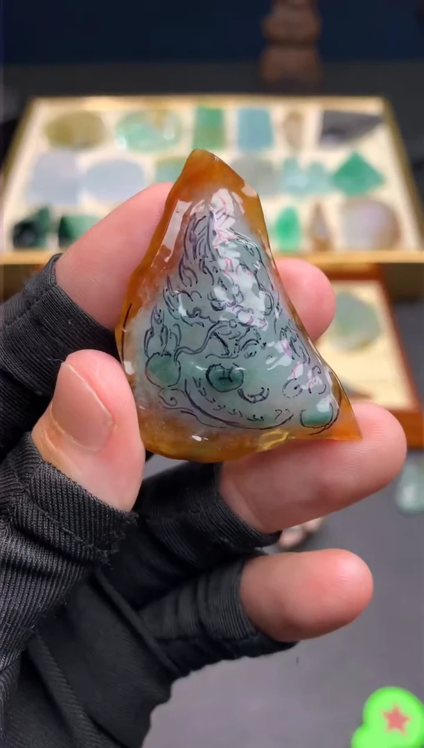 定制翡翠未镶嵌见* 天然翡翠裸石（含工费）