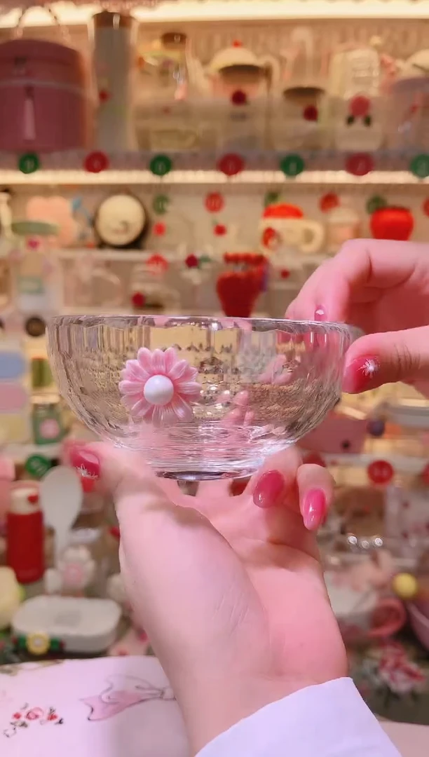 其他品质好发货快放心拍！珍珠花水晶碗