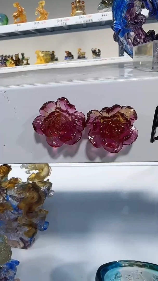 手工艺品琉璃完品古法琉璃微瑕