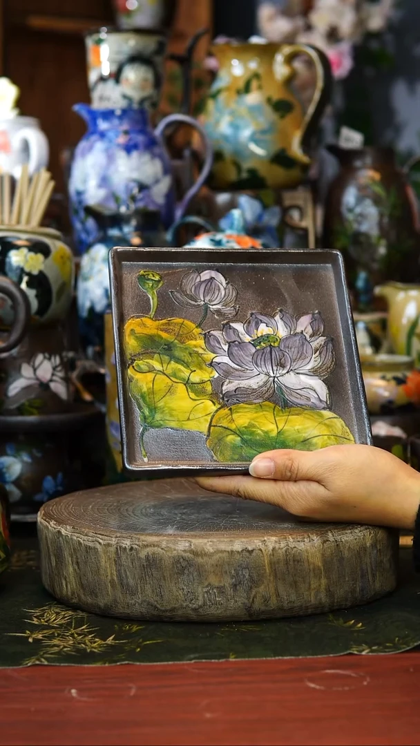 花瓶/杯子/碗48号景德镇手工手绘釉下彩