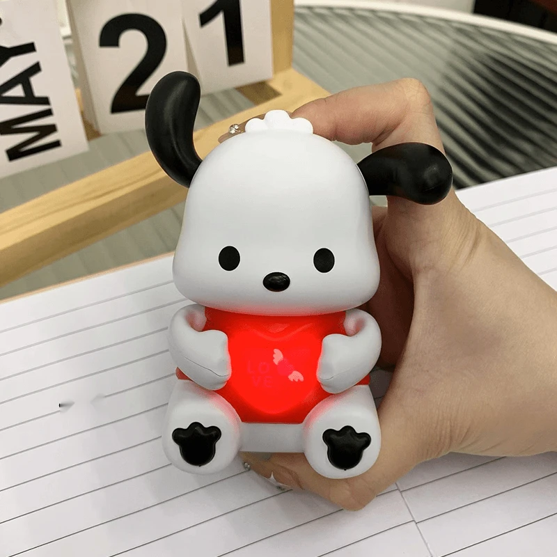 【欧若风】比心KT猫会说iloveyou爱心发光玩具表白凯蒂猫生日情人j