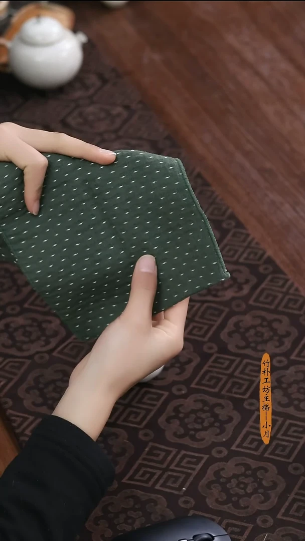 手工艺品木绿色茶巾绿色茶巾绿色茶巾