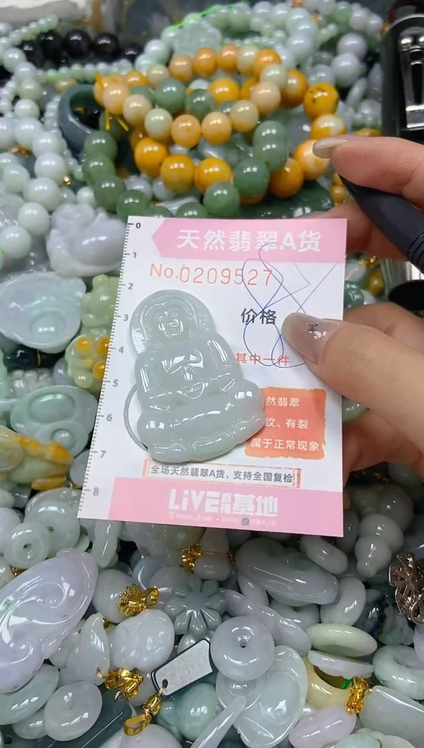 翡翠未镶嵌颈饰闪购0209527
