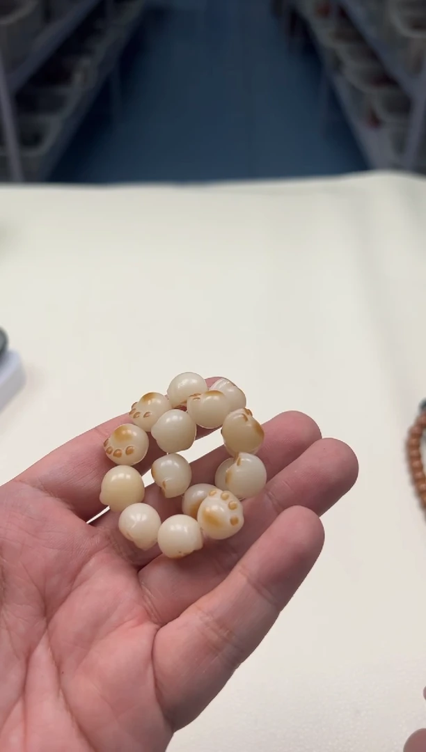 手串白玉菩提长串6723