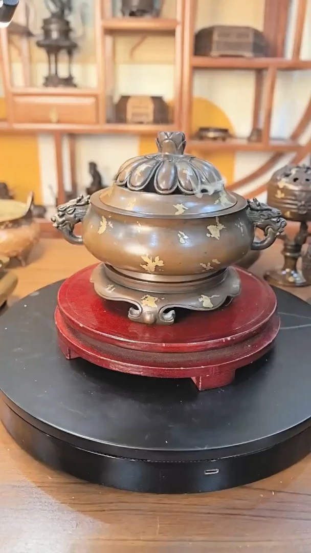 金属精品苏工仿古香炉 孤品