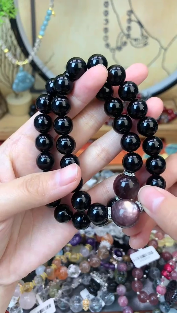 【闪购商品】黑曜岩手饰未镶嵌1399