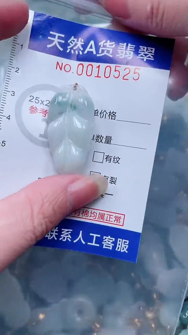 翡翠未镶嵌吊坠(不含链)1