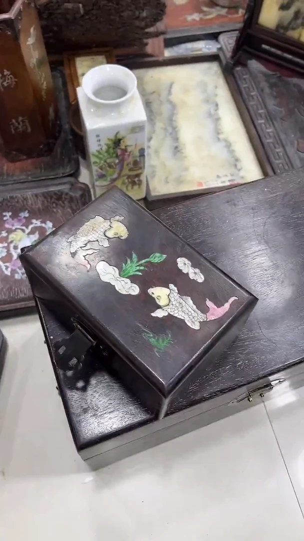 木沐头淘摆件木雕件