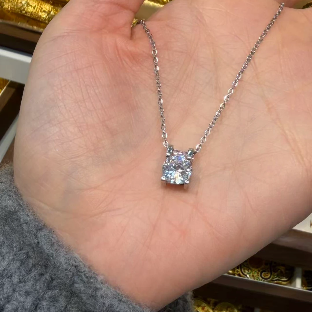 钛钢项链 牛头钻项链-HG063