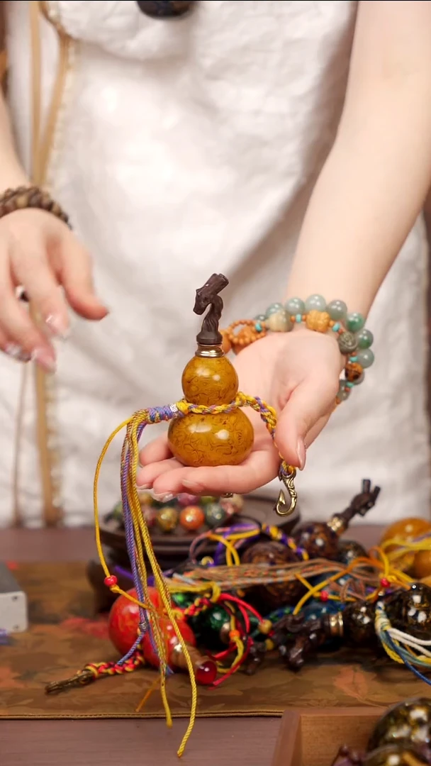 206 易林大漆开口小葫芦--328