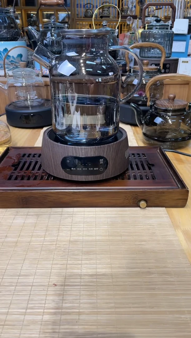 洛洋木纹单炉+烟灰色大凉水壶88