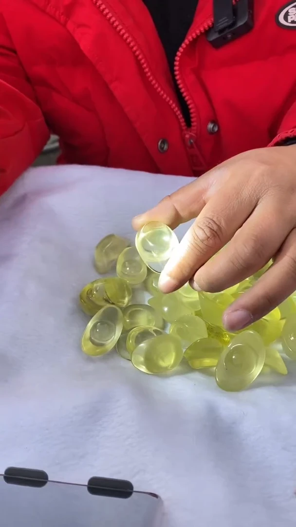 【闪购商品】黄晶元宝未镶嵌黄水晶元宝D818多样性发其一35-37