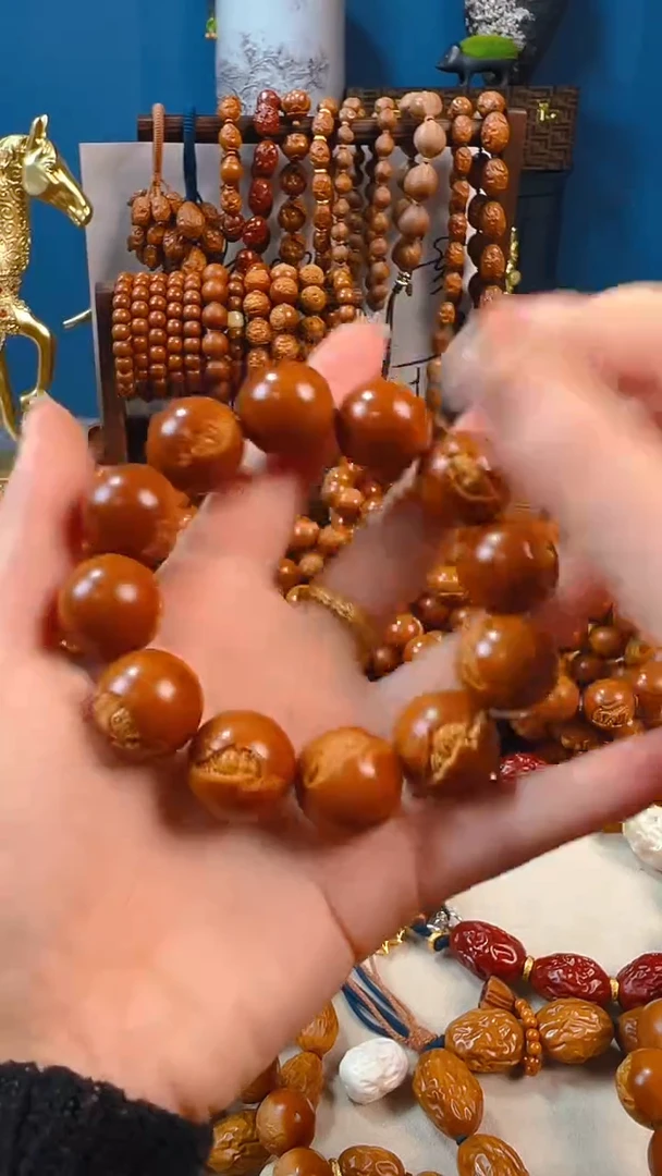 手串/手链橄榄核秦*皮微微上色莫高窟19+