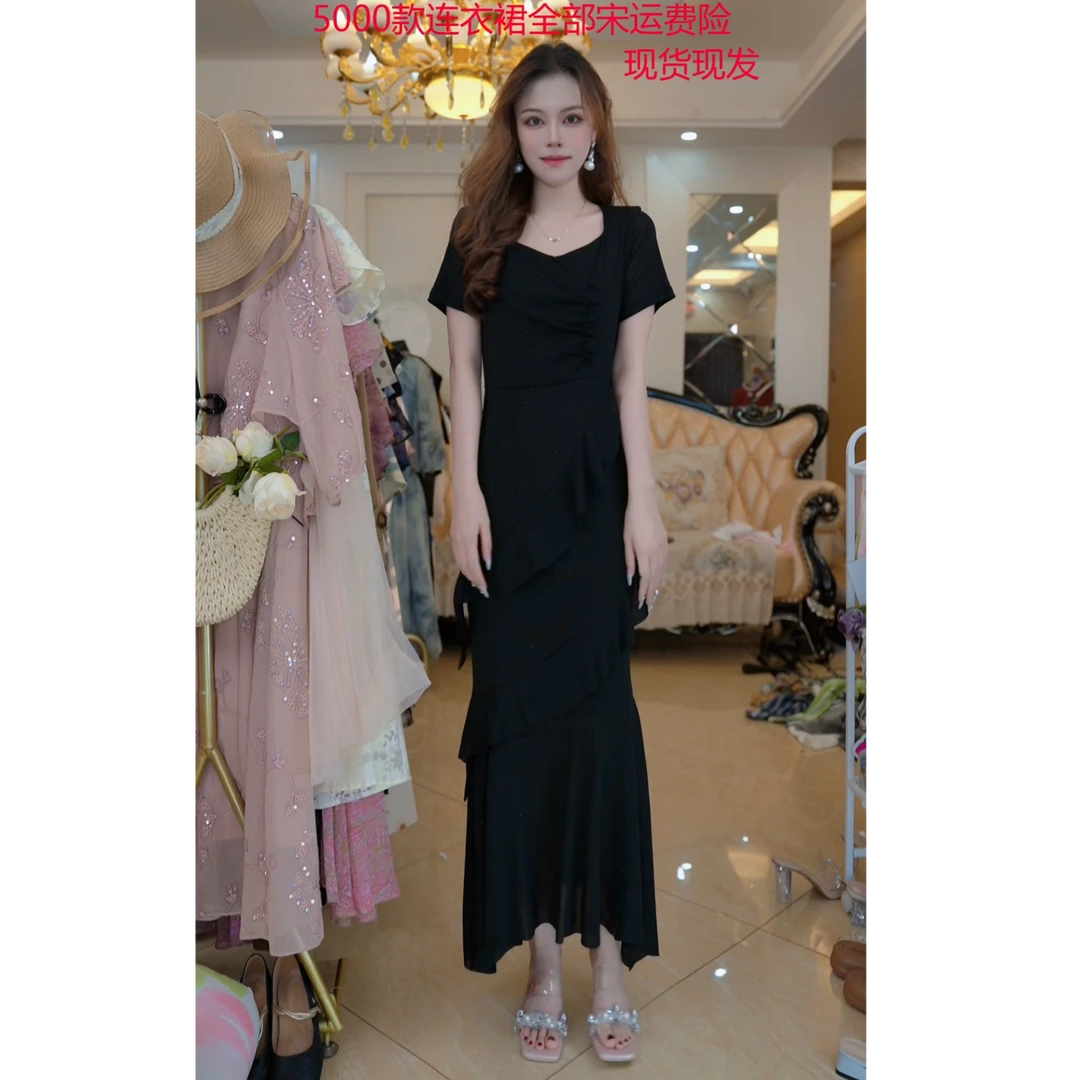 【赠送运费险】连衣裙夏季新款时尚气质显瘦中长裙A57203