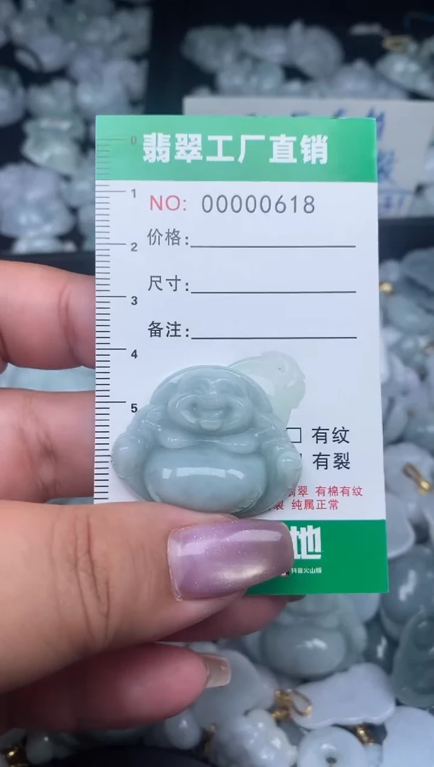 翡翠未镶嵌颈饰天然A货翡翠0618