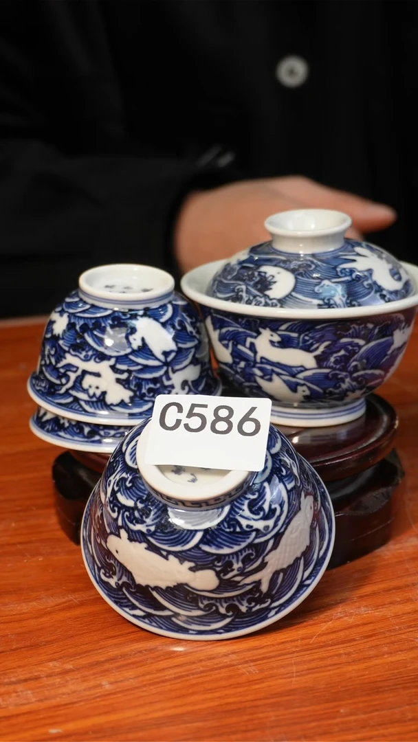 【闪购商品】瓷片景德镇毛仔柴窑586