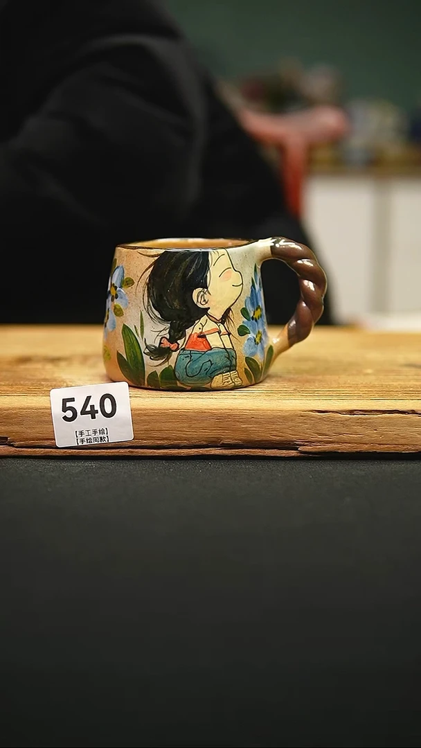 @@陶园瓷舍@@纯手工手绘@高温釉下彩