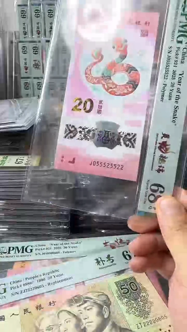 塑料055525522蛇钞单张