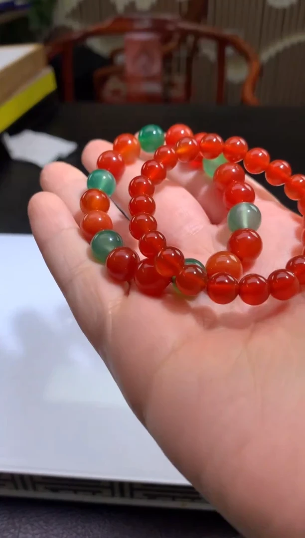 未镶嵌手链玛瑙/玉髓来**财玛瑙