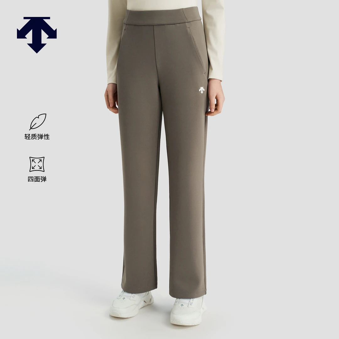 DESCENTE迪桑特综训系列女士空气层面料针织运动长裤新D5132TFP32