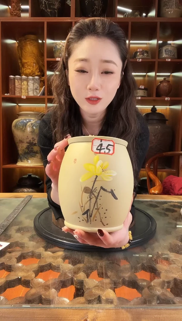 【闪购商品】缸云南建水紫陶白泥小茶罐@45