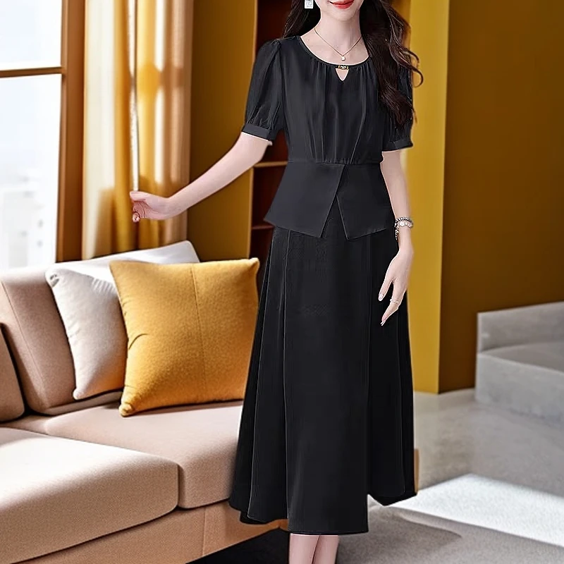 小香风2025夏季新款轻奢高级感雪纺衫气质时尚洋气