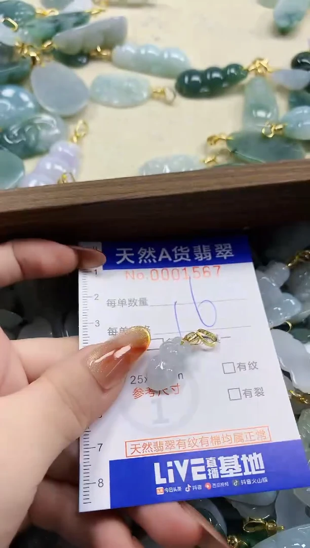 颈饰未镶嵌翡翠天然A货翡翠