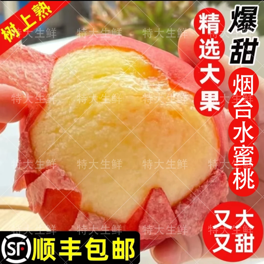 【顺丰包邮特A大果】烟台昆嵛山御桃当季现摘桃香味果园直发