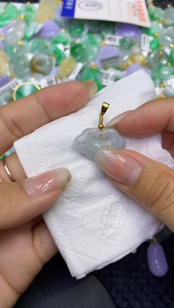 颈饰未镶嵌翡翠天然缅甸A货翡翠