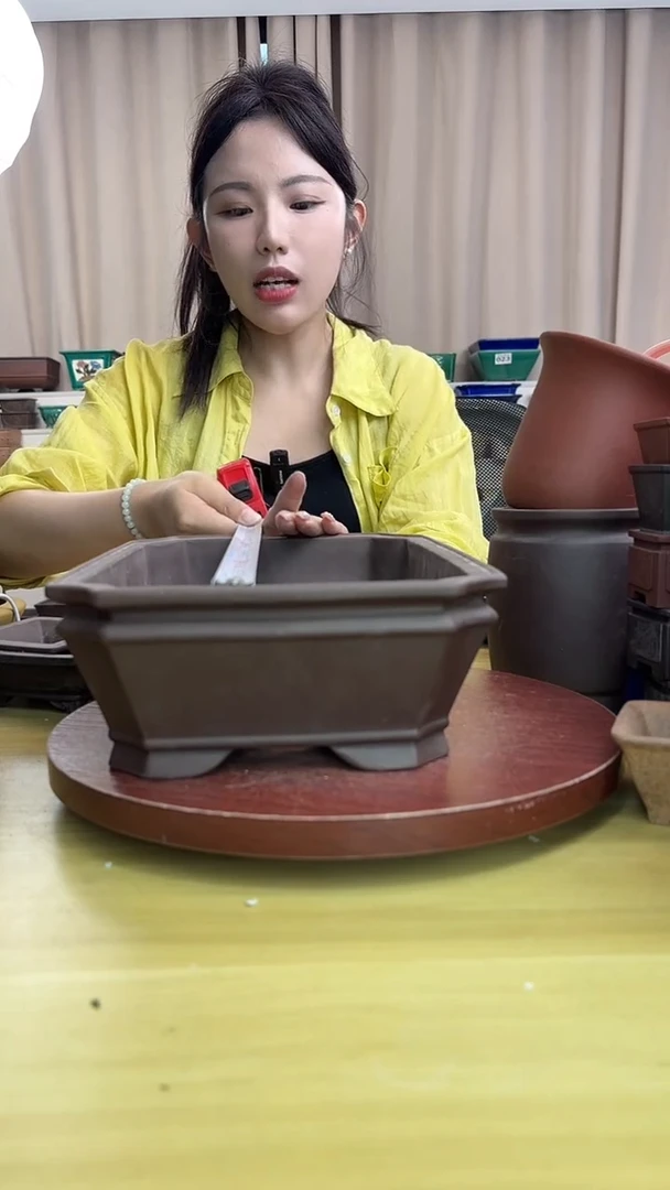 紫砂花盆紫砂花盆紫砂花盆微瑕