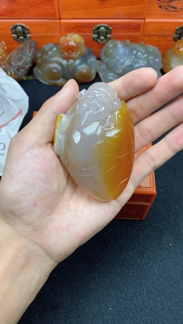 未镶嵌玛瑙/玉髓珠宝奇石竹*0