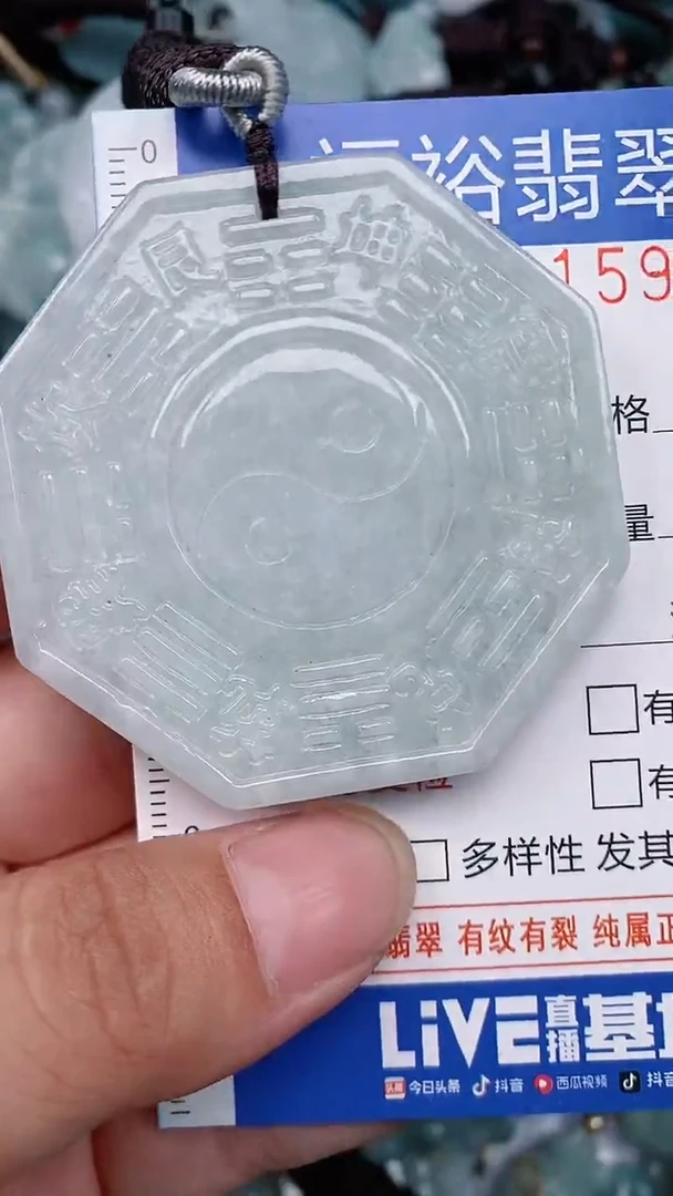 翡翠未镶嵌颈饰...0000159