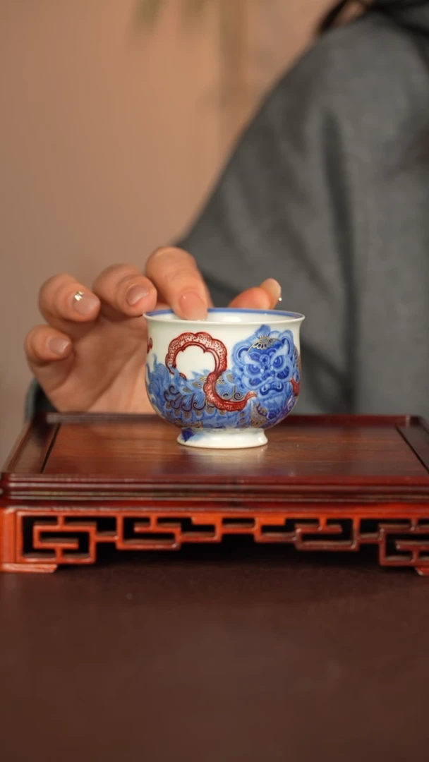 【闪购商品】杯子永明尚玩景德镇手工手绘陶瓷