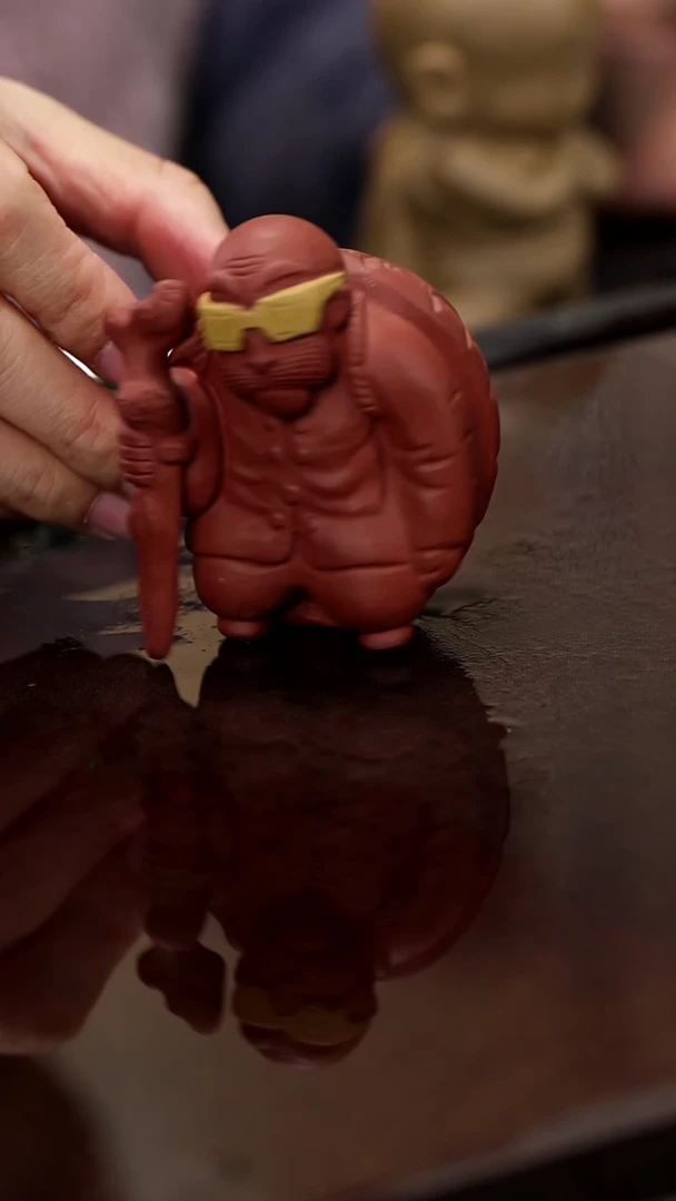 紫砂茶宠紫砂龟仙人