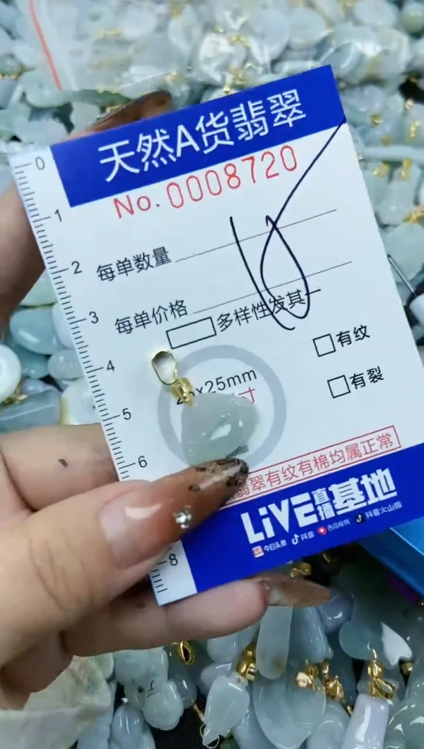 【闪购商品】翡翠颈饰未镶嵌天然A货翡翠1