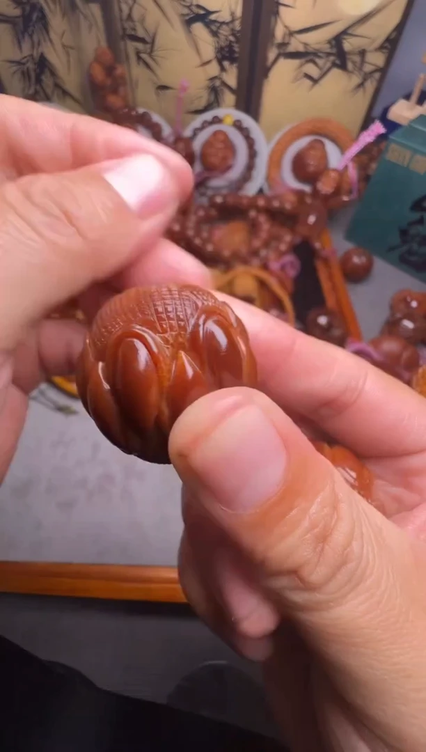 手串橄榄核吞噬一对