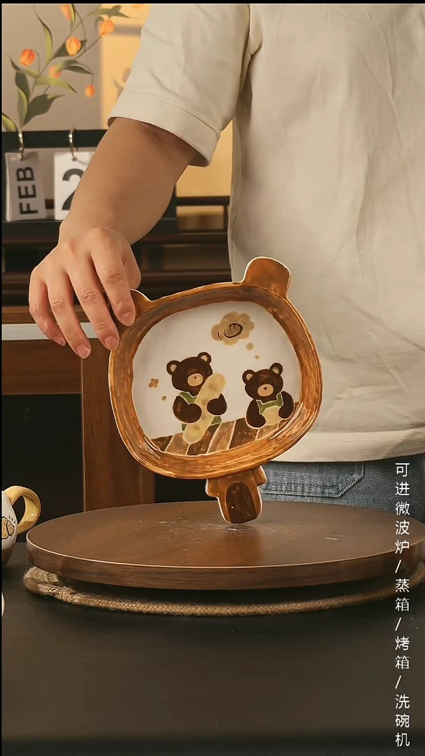 陶瓷陶瓷陶瓷景德镇高温釉下彩纯手绘创意瓷