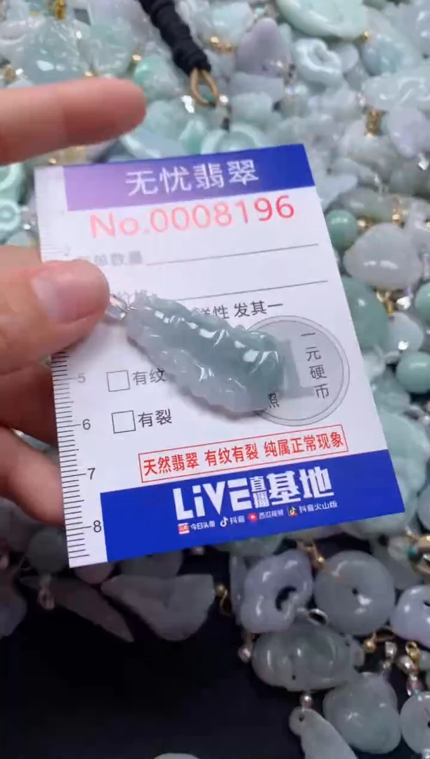 颈饰未镶嵌翡翠8196