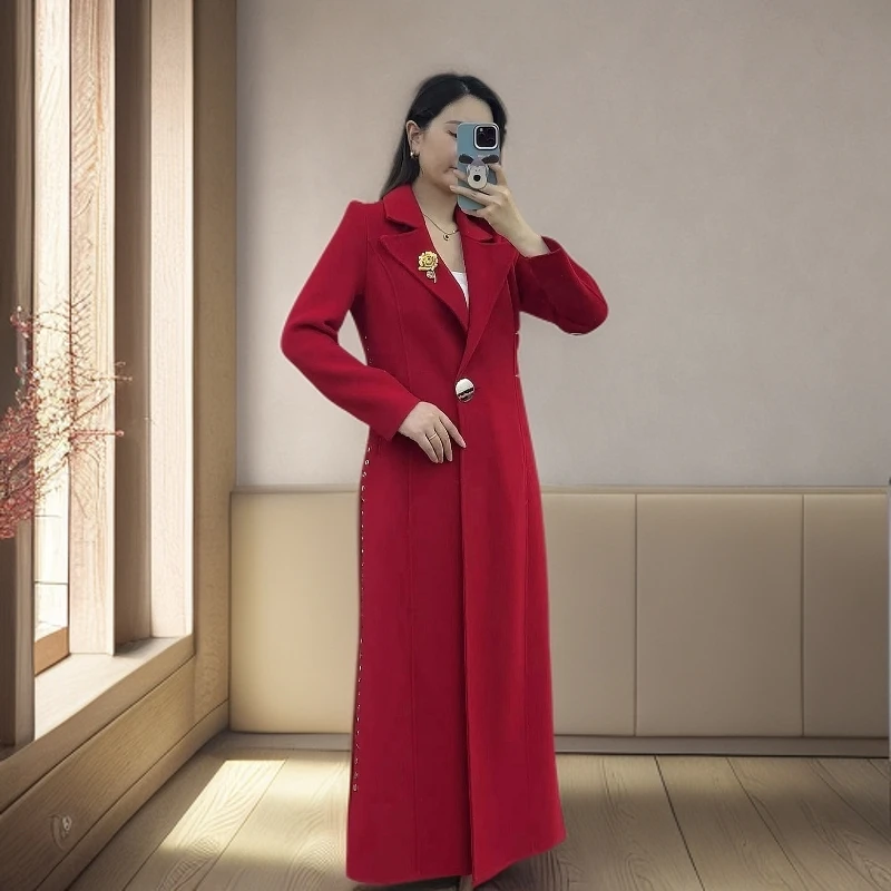 2025最新款 羊毛绒大衣 130CM